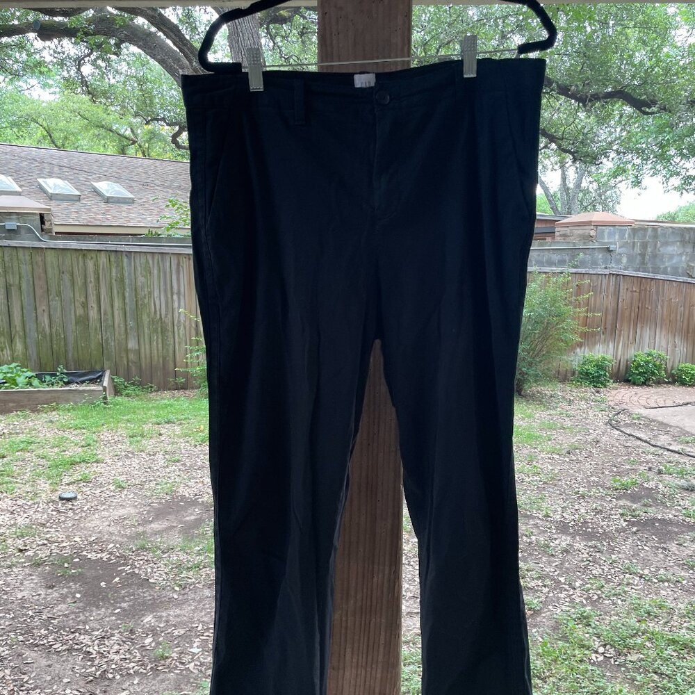 Black Gap Girlfriend chinos, size 12